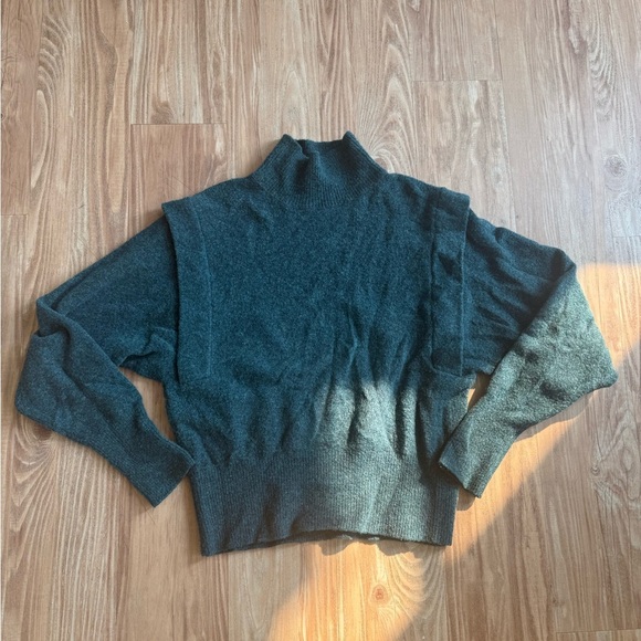 Prologue Green Cowl Neck Sweater Chunky Knit - Picture 1 of 6